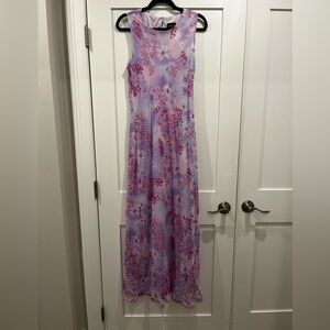 My Michelle Vintage Floral Maxi Dress Size 13/14 (M/L)